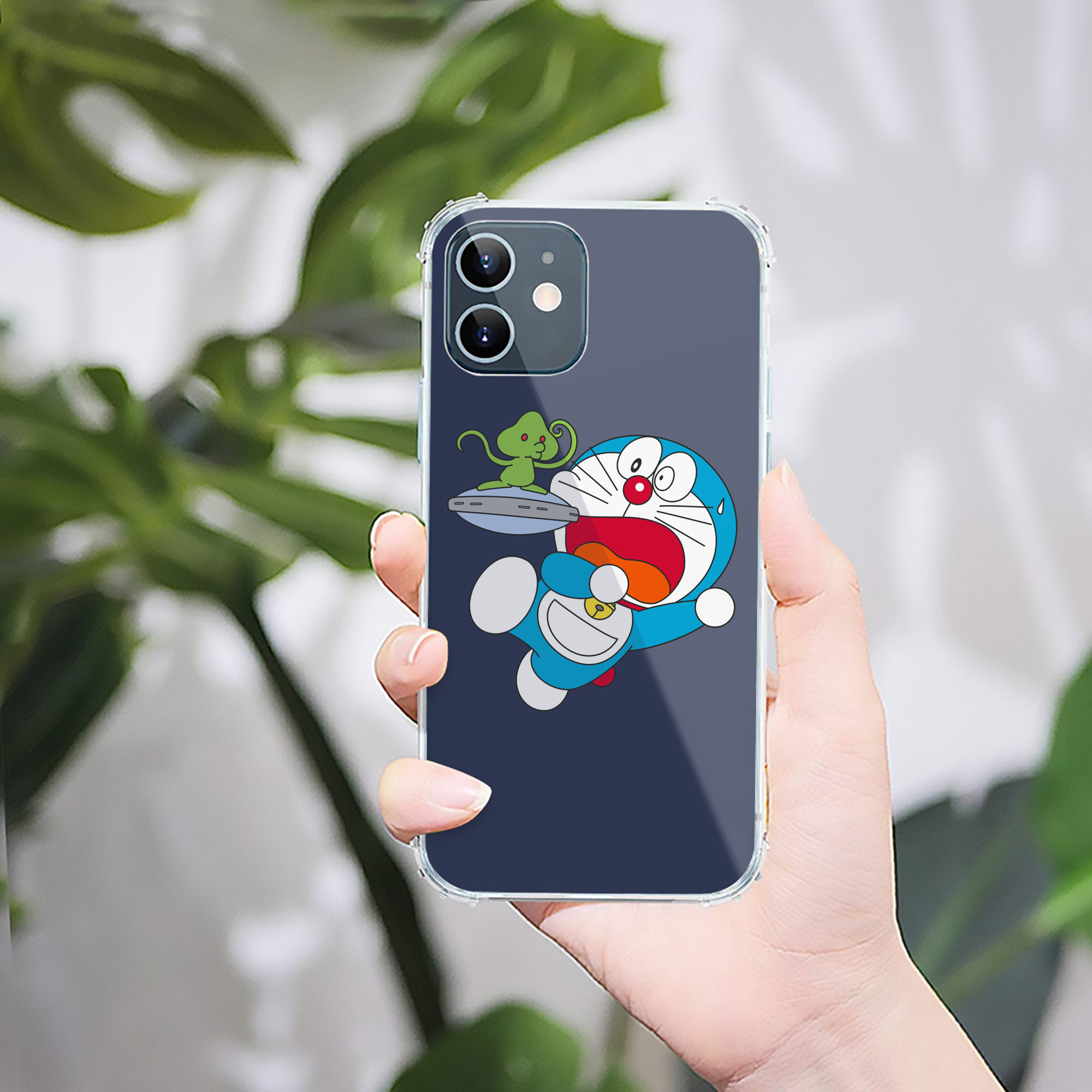 （画像用） ドラえもん Doraemon 【iPhone 12シリーズ対応】透明スマホケース（クリアソフトケース）